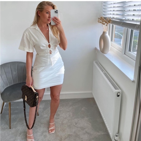 Zara linen blend dress blogger fav - Picture 4 of 5